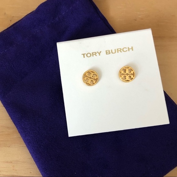 Tory Burch Jewelry - NWT Tory Burch Mini Stud Earrings in Gold
